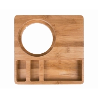 Wooden Hotel Room Welcome Tray