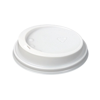 Enjoy Hot Cup Lid to fit 12/16oz White (Box 1000)