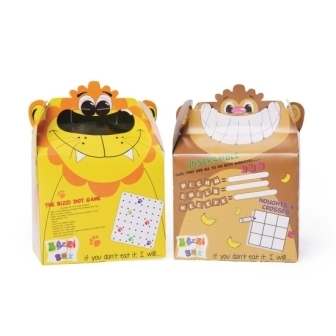 Crafti's Childrens Bizzi Boxes Assorted Zoo Lion & Monkey (Case 200)