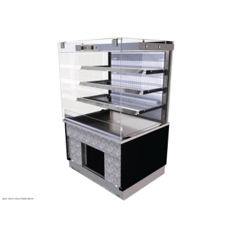 Kubus Cold Patisserie (Fixed Back) Self Service - 600mm (L)