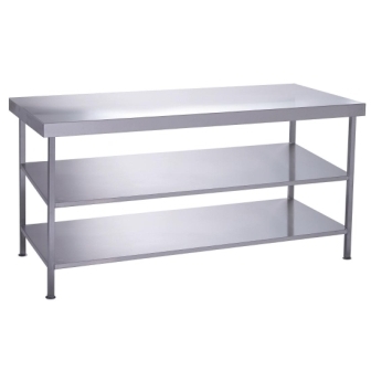 Parry TAB12600-2 Fully Welded Centre Table with 2 UnderShelf - 1200x600x900mm