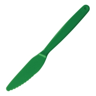 Kristallon Polycarbonate Knife Green - 180mm (Pack 12)