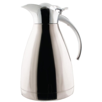Vacuum Jug S/S Double wall hinged lid - 1.0Ltr