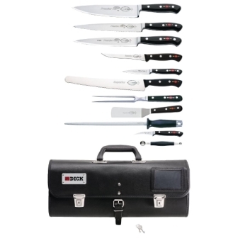 Dick 11 Piece Knife Set With Roll Bag