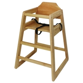 Bolero Wooden Highchair - Beech