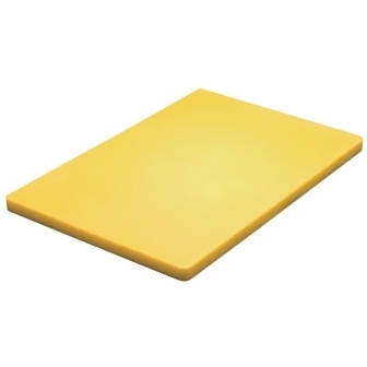 Hygiplas Low Density Chopping Board 30 x 45 x 2cm - Yellow