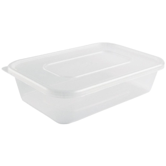 Microwave Plastic Container - 500ml (box 250)