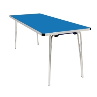 Contour Folding Table (Blue) - 1830x685x698mm