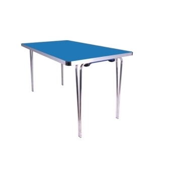 Contour Folding Table (Blue) - 1220x685x698mm