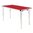 Contour Folding Table (Red) - 1220x685x698mm