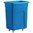 Blue Polyethylene Trolley - 736x457x609mm