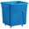 Blue Polyethylene Trolley - 635x609x660mm
