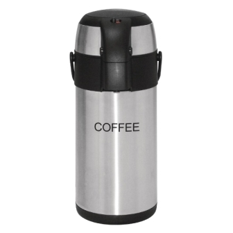 Olympia Pump Action Airpot  - 3Ltr 'COFFEE'