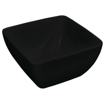 Kristallon Curved Melamine bowl - 270mm black