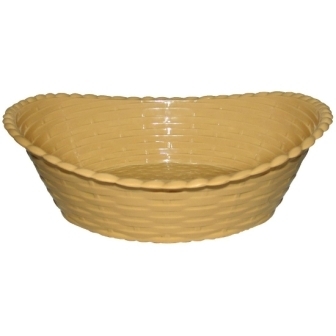 Kristallon Oval Polypropylene Basket - 260x215mm