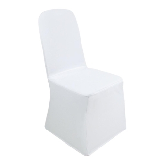 Bolero Banquet Chair Cover - White