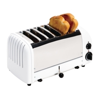 Dualit 6 Slot Toaster - White