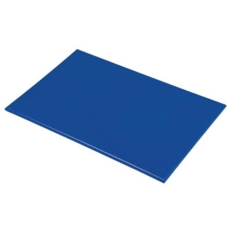 Hygiplas Anti-bacterial High Density Chopping Board Blue - 18x12x1/2"