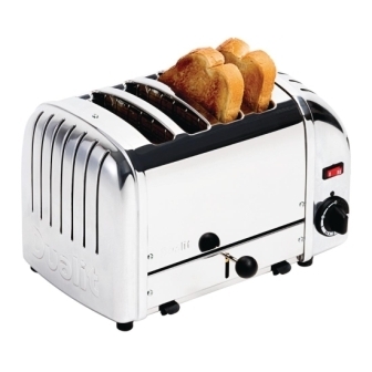 Dualit 4 Slot Toaster - Stainless Plus