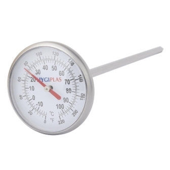 Hygiplas 32mm Dial Thermometer -10/100c 0/220F
