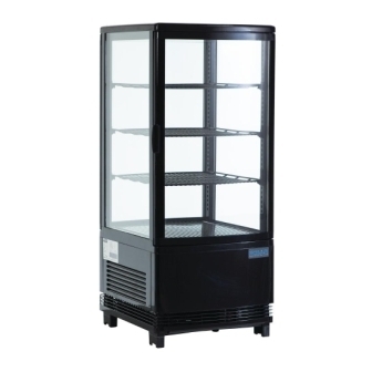 Polar Chilled Display Cabinet Black - 70Ltr