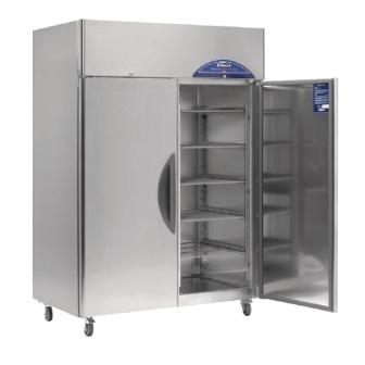 Williams HG2T Double Door Upright Refrigerator - Stainless Steel