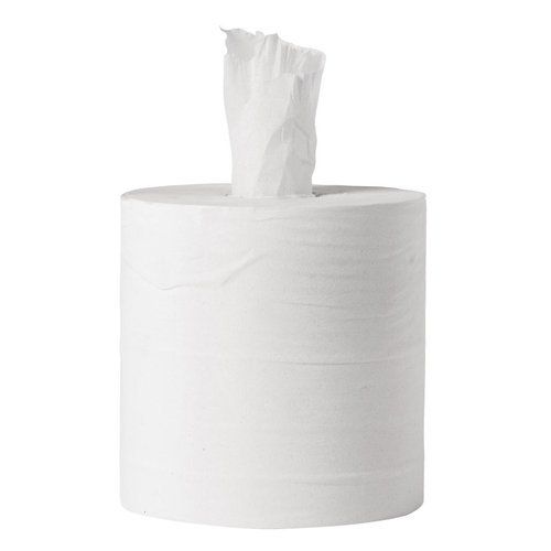Jantex Centre Feed Roll White - 1ply