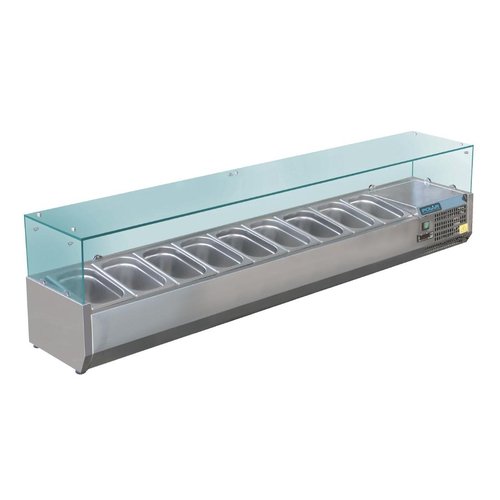Polar Refrigerated Servery Topper - 2m
