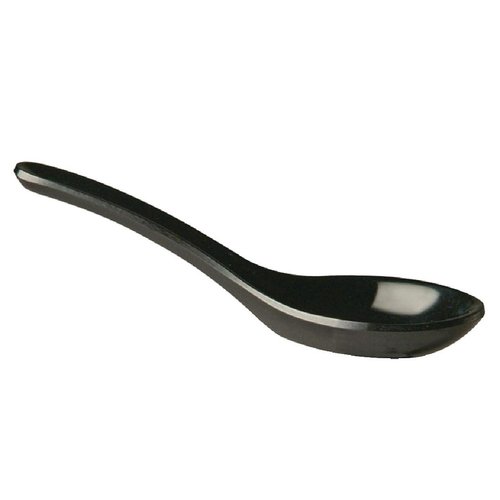 APS Hong Kong Oriental Melamine Spoon - Black