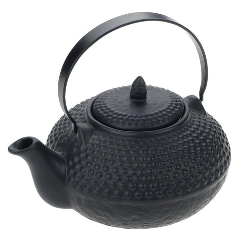 Oriental Black Hobnail Teapot - 28oz