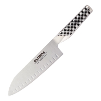 Global G 48 Santoku Fluted Knife - 18cm