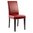 Bolero Faux Leather Dining Chair - Red (Box 2)