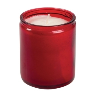 Bolsius Contemporary Jar Candles (pack of 8) - Red