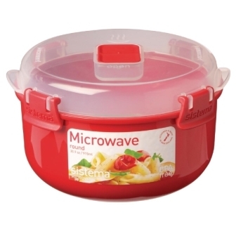 Klip It Round Microwave Bowl - 915ml