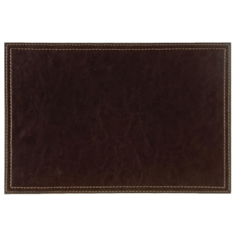 Faux Leather Placemats Brown - 300x200mm (Pack 4)