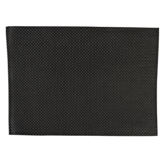 Woven PVC Place Mats (pack of 6) - Black