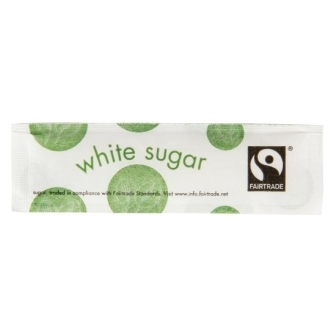 Vegware Fairtade White Sugar Sticks (Box 1000)