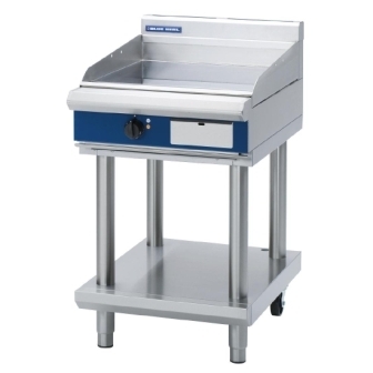 Blue Seal Evolution EP514-LS Electric Chrome Griddle with Leg Stand  - 600mm