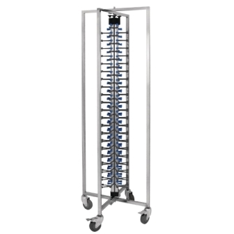 Vogue Mobile Plate Rack for 84 Plates