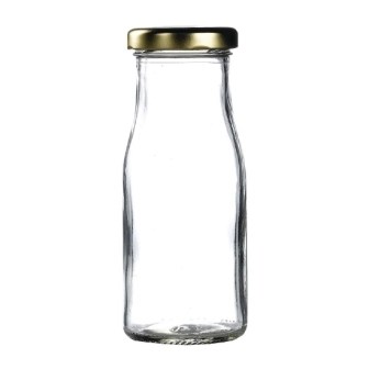 Gold Cap for Mini Milk Bottle GL160 (Pack 18)