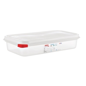 Araven PP 1/3GN Food Container with Lid - 2.5Ltr/65mm (H) (Pack 4)