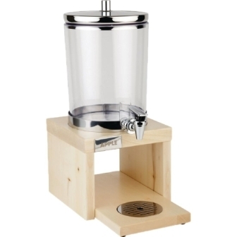 APS Juice Dispenser Wood Base Maple - 6Ltr