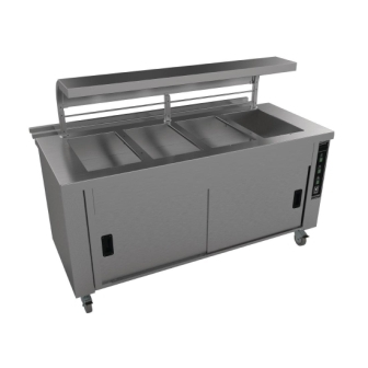 Falcon Chieftain HS4-T 4 Well Heated Servery Counter (Trayslide)