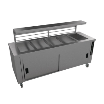 Falcon Chieftain HS5 5 Well Heated Servery Counter