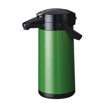Bravilor Furento 2.2Ltr Airpot with Pump Action - Metallic Green (St/St)