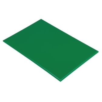 Hygiplas High Density Chopping Board Green - 18x12x1/2"
