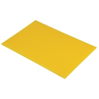 Hygiplas High Density Chopping Board Yellow - 18x12x1/2"