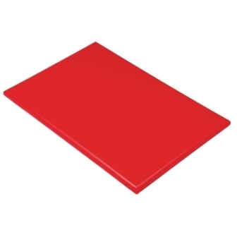 Hygiplas High Density Chopping Board Red - 18x12x1"