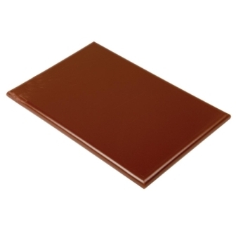 Hygiplas High Density Chopping Board Brown - 18x12x1"