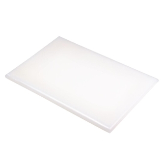 Hygiplas High Density Chopping Board White - 18x12x1"